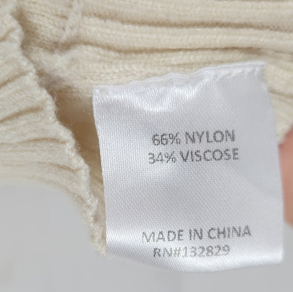 Camila Coelho Revolve Chic Summer Basic Mock Neck Ribbed Crop Top Cream Large - Picture 11 of 12